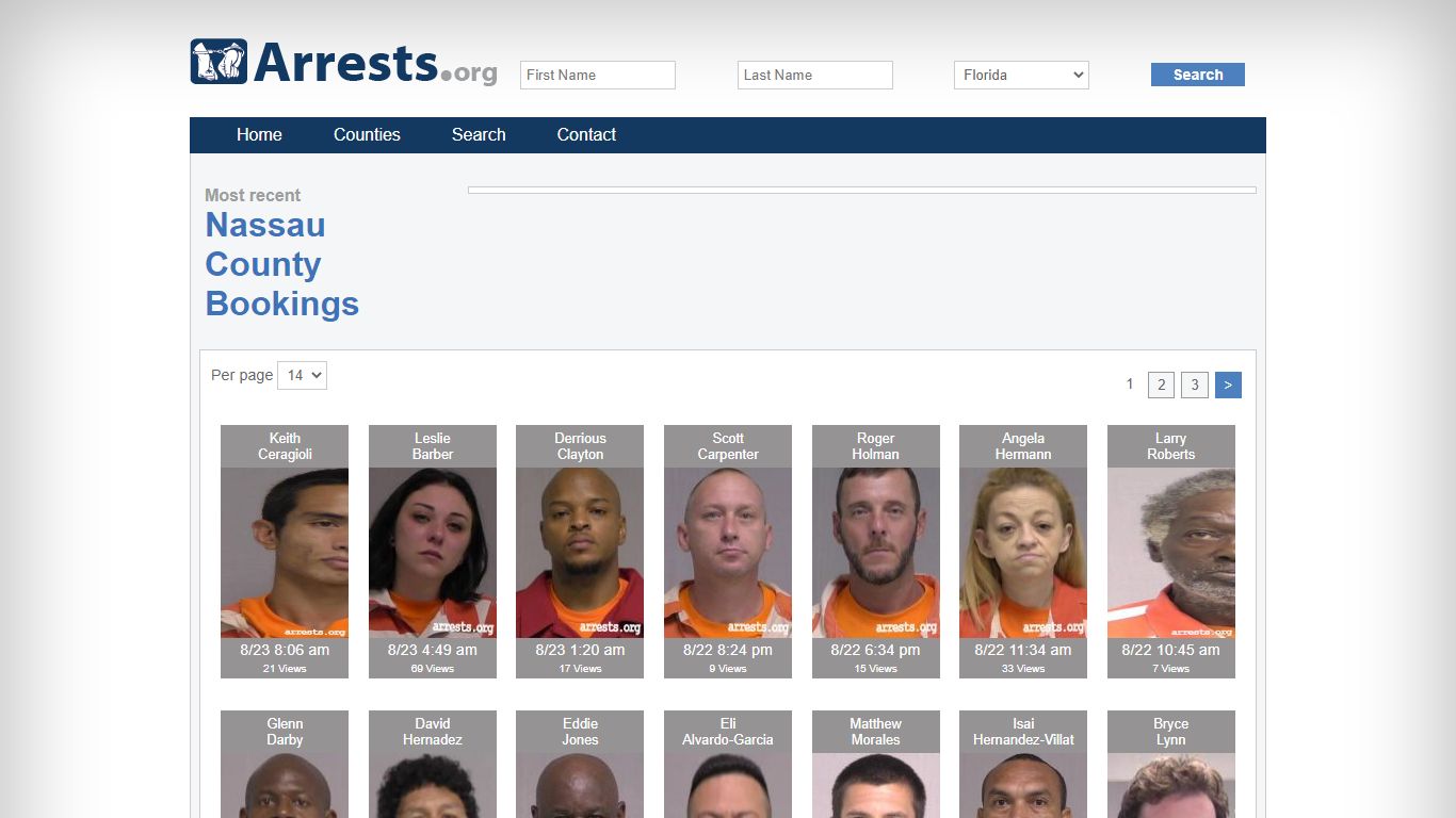 Nassau County Arrests and Inmate Search